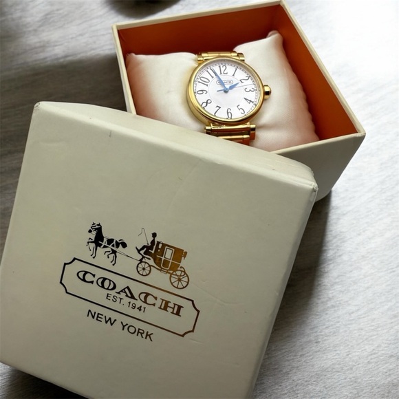 Coach Accessories - Vintage Coach Madison Authentic 2011 Gold Watch CA.72.3.34.0741